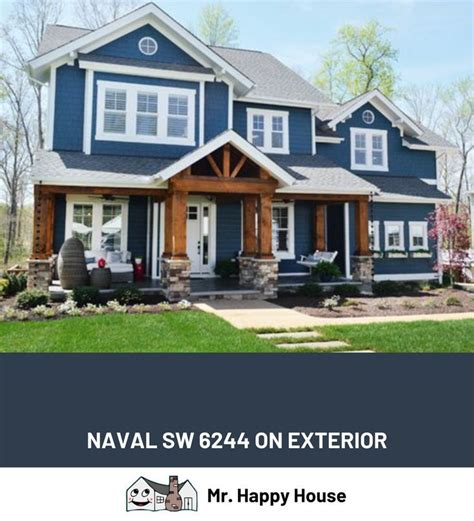 sherwin williams naval blue exterior.